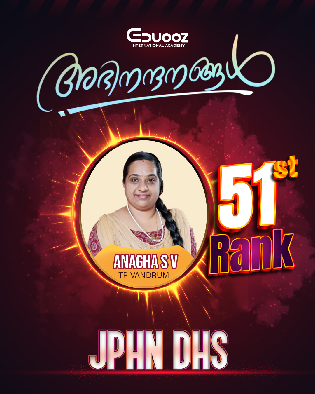 Rank holder portrait: 51 Anagha S V JPHN DHS.jpg